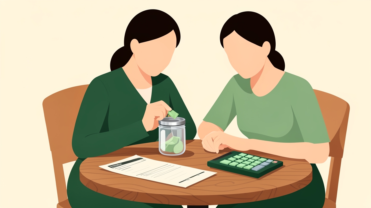 Server counting tips with tax form, illustrating do tips affect tax refund.