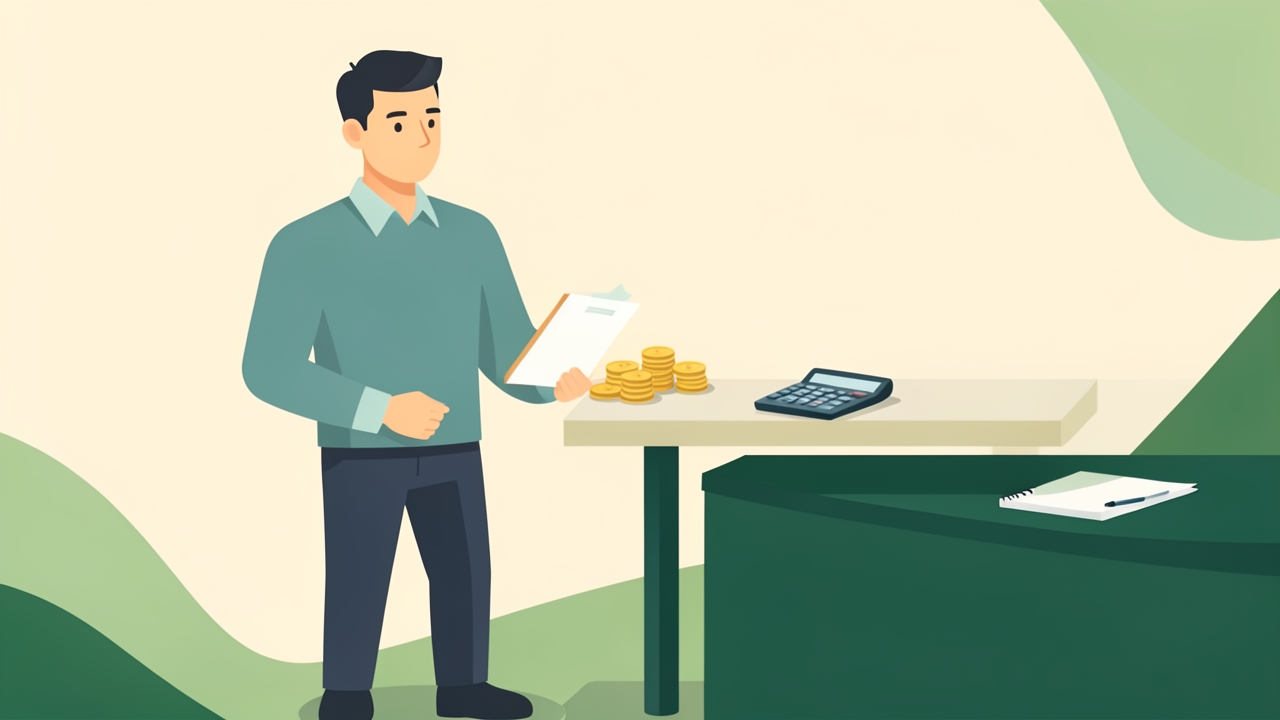 Server reviewing tips beside a calculator, illustrating the no tax on tips income limit.