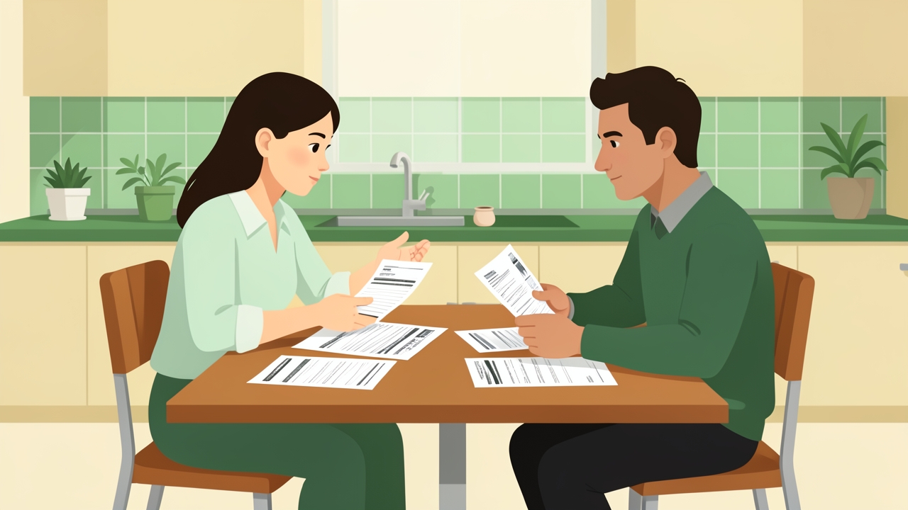Married couple reviewing tax filing options and the no tax on tips married filing separately rule